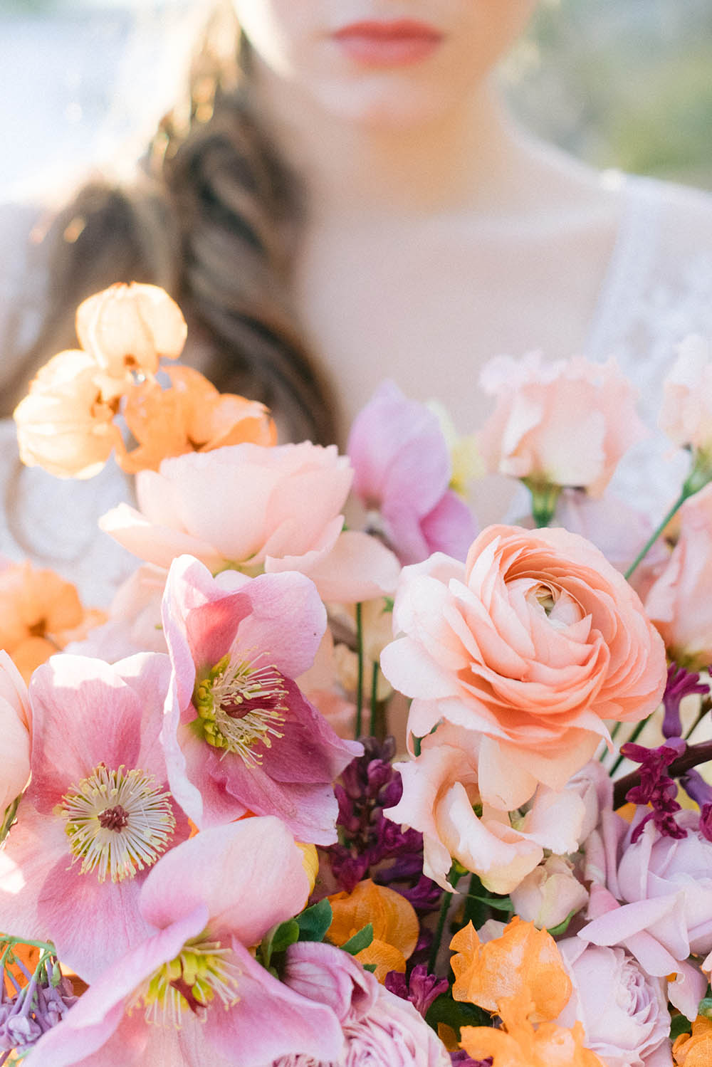 gros plan sur le bouquet de fleurs